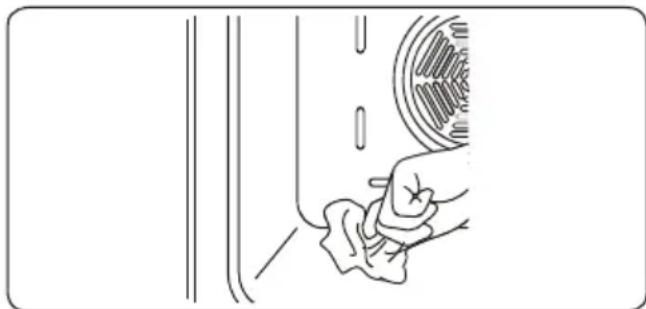 SHARP K-71P28INM-EU - Limpieza del interior del horno - 1