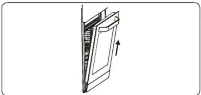 SHARP K-71P28INM-EU - Fjerning av det indre glasset - 6
