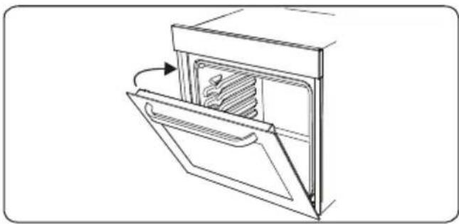 SHARP K-71P28INM-EU - Puerta del horno de cierre lento - 1