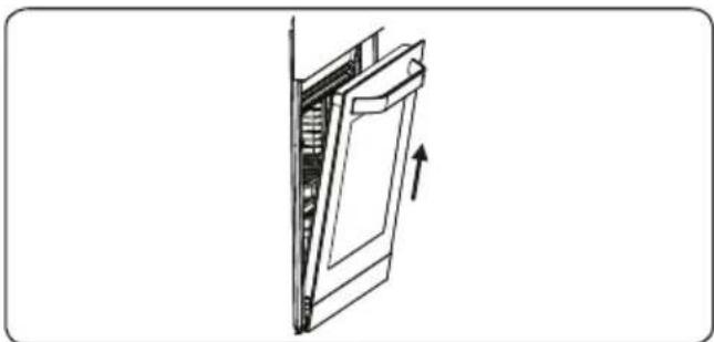 SHARP K-71P28INM-EU - Extracción de la puerta del horno - 3