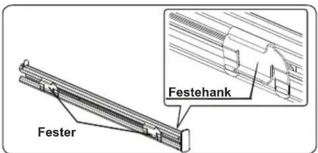 SHARP K-71P28INM-EU - Rist med EasyFix teleskopisk skinne med full utvidelse - 2
