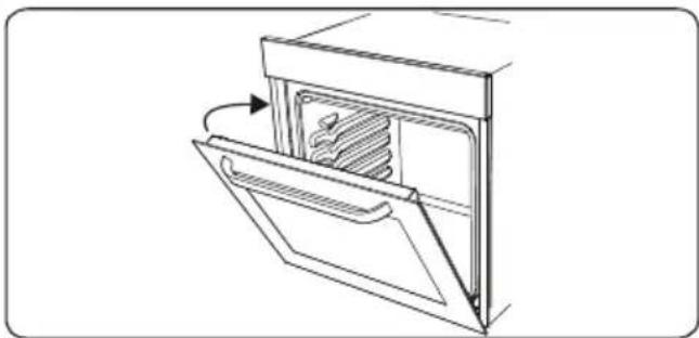 SHARP K-71P28INM-EU - Porte du four à fermeture silencieuse - 1