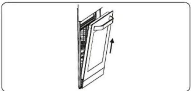 SHARP K-71P28INM-EU - Démontage de la porte du four - 3