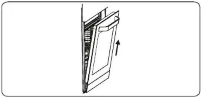 SHARP K-71P28INM-EU - Ausbauen der Backofentür - 3