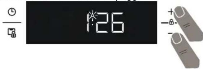 SHARP K-71P28INM-EU - Regolazione dell'ora - 1