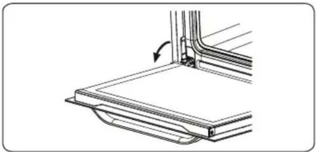 SHARP K-71P28INM-EU - Fjerning av det indre glasset - 4