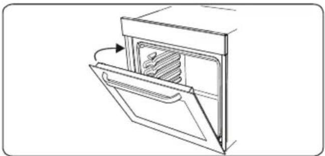 SHARP K-71P28INM-EU - Backofentür mit Soft-Close-Funktion - 1