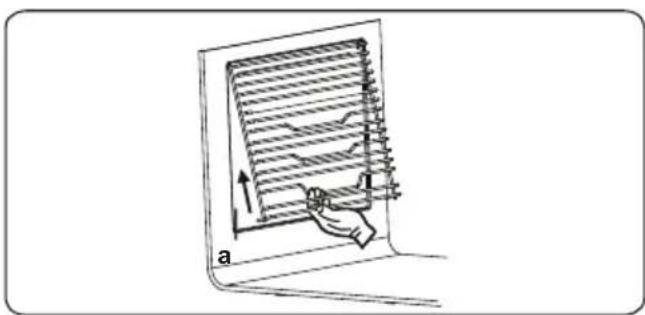 SHARP K-61D27BM1-FR - Removal of the Wire Shelf - 1