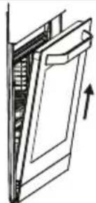 SHARP K-61D27BM1-FR - Ausbauen der Backofentür - 3