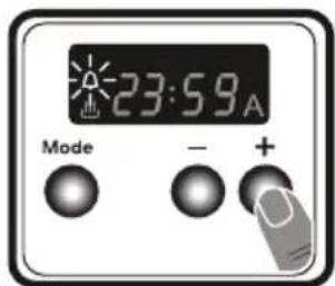 SHARP K-61D27BM1-FR - Einstellen der Alarmzeit - 2