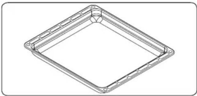 SHARP K-61D27BM1-FR - Tiefe Fettpfanne - 1
