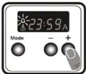 SHARP K-61D27BM1-FR - Audible warning time adjustment - 2