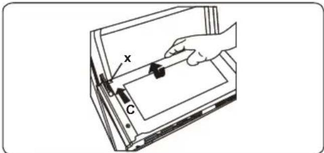 SHARP K-61D27BM1-FR - Rimozione del vetro interno - 3