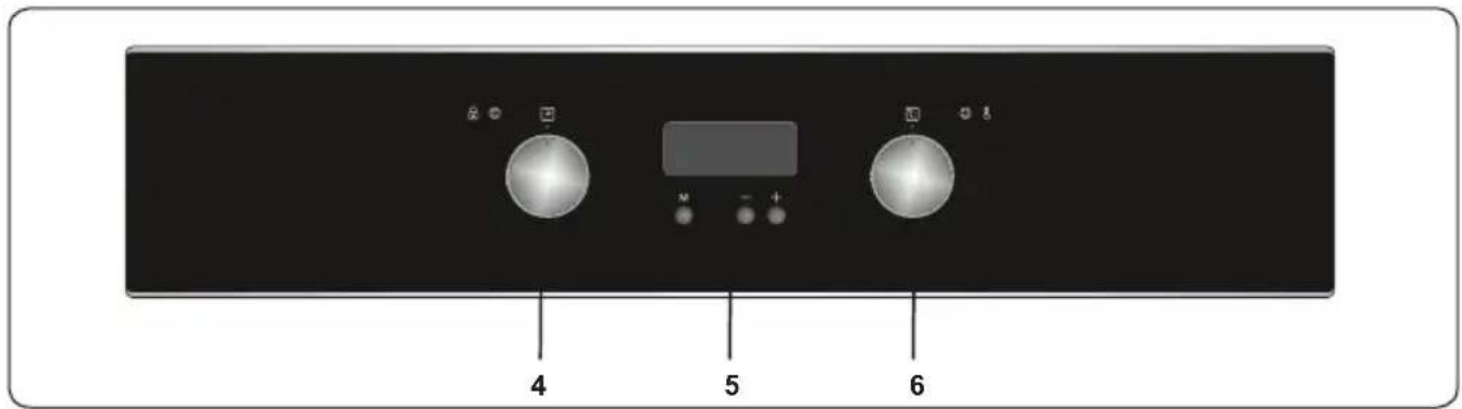 SHARP K-61D27BM1-FR - Bedienfeld - 1