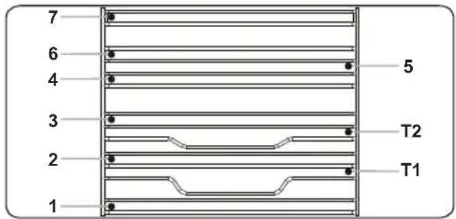SHARP K-61D27BM1-FR - Griglia Easyfix - 1