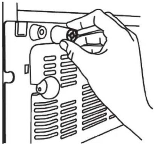 BEKO RFNE448E51W - Attaching the Plastic Wedges - 1