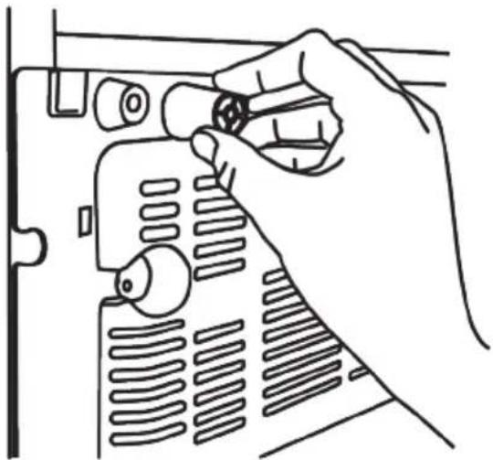 BEKO RFNE448E51W - De plastic spieën bevestigen - 1