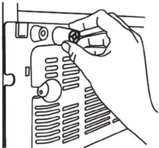 BEKO RFNE448E51W - Fixation des cales en plastique - 1