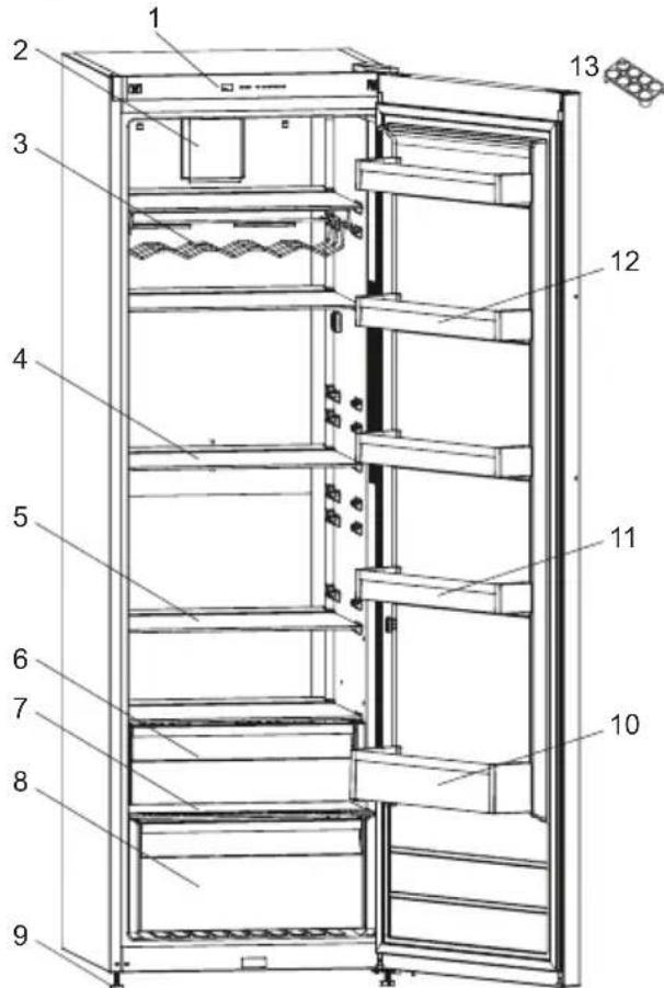 SHARP SJ-LC11CMXWD-EU - DESCRIPCIÓN DEL APARATO - 1