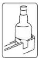 SHARP SJ-LC11CMXWD-EU - Der Flaschenhalter (bei einigen Modellen) - 1