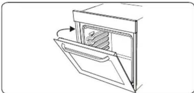 SHARP K-T2P51BMH-EU - Porte du four à fermeture silencieuse - 1