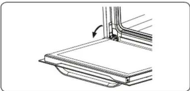 SHARP K-T2P51BMH-EU - Démontage de la porte du four - 1