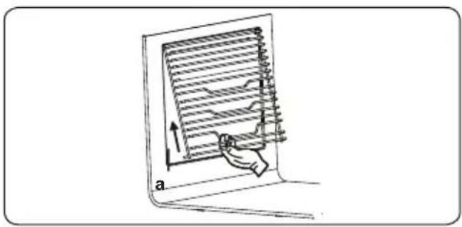 SHARP K-T2P51BMH-EU - Rimozione della griglia metallica - 1