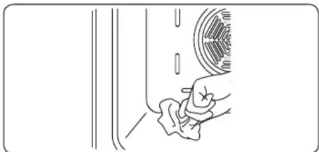 SHARP K-T2P51BMH-EU - Cleaning the Inside of the Oven - 1