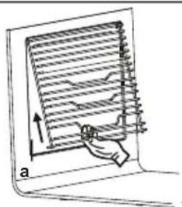 SHARP K-T2P51BMH-EU - Removal of the Wire Shelf - 1