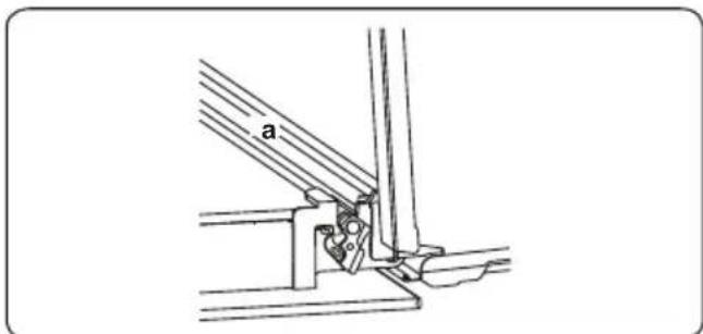 SHARP K-T2P51BMH-EU - Removal of the Oven Door - 2