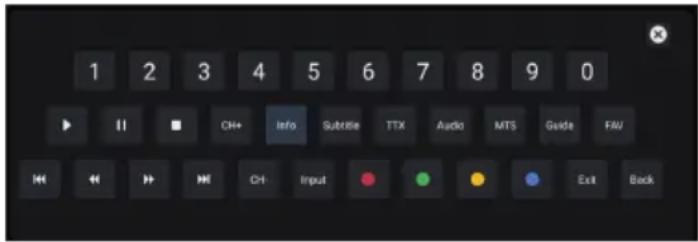 SHARP 4T-C43GRx - Teclado en pantalla - 1