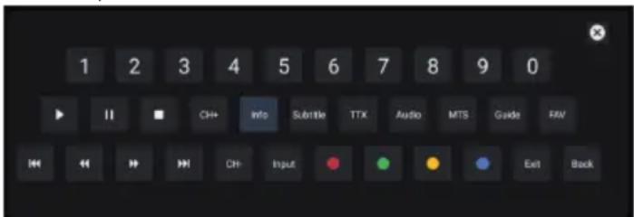 SHARP 4T-C43GRx - Clavier à l'écran - 1