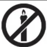 SHARP 4T-C43GRx - In order to prevent fire always keep candles and other open flames away from this product. - 1