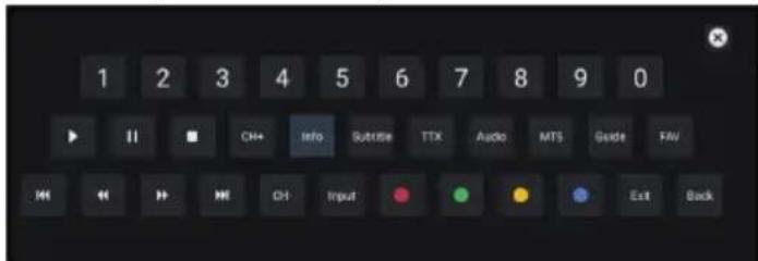 SHARP 4T-C55GRx - Tastatura de pe ecran - 1