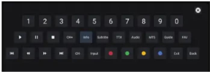 SHARP 4T-C55GRx - Zaslonska tipkovnica - 1
