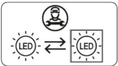 SHARP SJ-LD180E0XD-EU - Cambio de las luces LED - 2