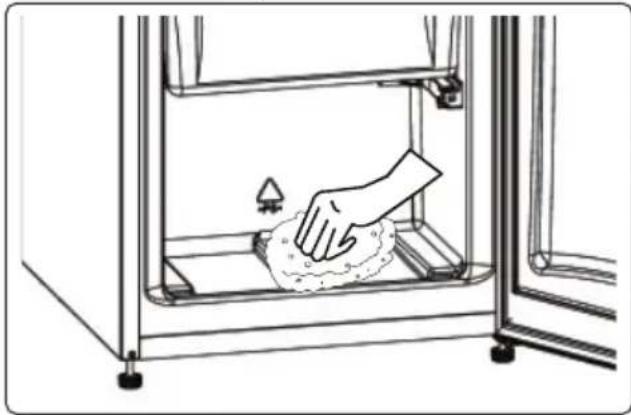 SHARP SJ-LD180E0XD-EU - Proceso de descogelacion del congelador - 1