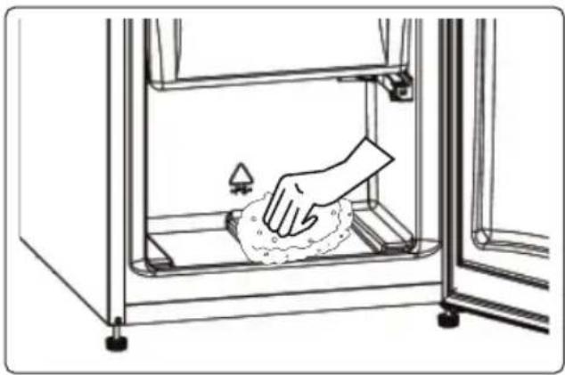 SHARP SJ-LD110E0XD-EU - Processo di sbrinamento del freezer - 1