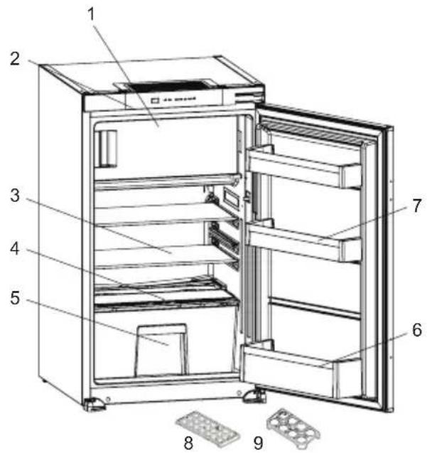 SHARP SJ-LD110E0XD-EU - DESCRIZIONE DELL'APPARECCHIO - 1