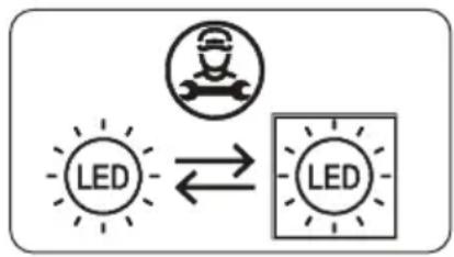 SHARP SJ-LD180E0XS-EU - LED-Beleuchtung auswechseln - 2