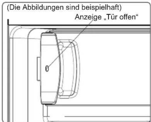 SHARP SJ-LD180E0XS-EU - Anzeige „Tür offen“ - 1