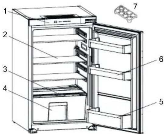 SHARP SJ-LD125E0XD-EU - DESCRIZIONE DELL'APPARECCHIO - 1