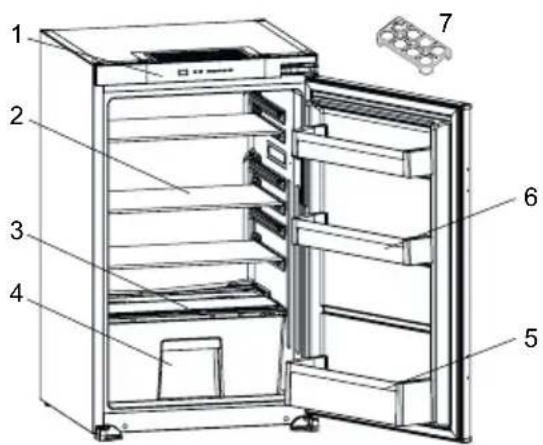 SHARP SJ-LD125E0XD-EU - DESCRIPTION OF THE APPLIANCE - 1