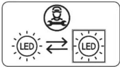 SHARP SJ-LD125E0XD-EU - Remplacement de l'éclairage LED - 2