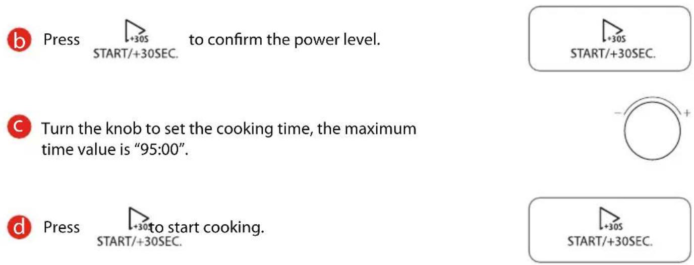 TOSHIBA MW3-AG20PE(BK) - SETTING THE KITCHEN TIMER - 10
