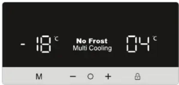 SHARP SJ-BAO9RHXTC-EU - Definições de Temperatura - 1