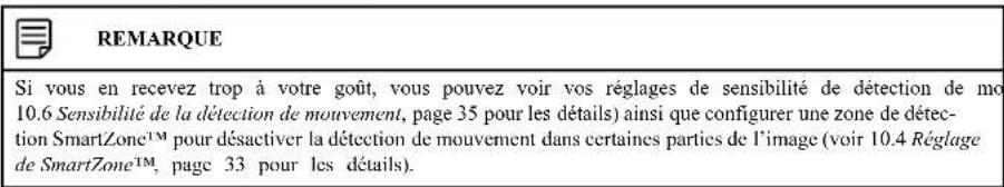 Lorex LNW16XF - Notifications poussées - 1