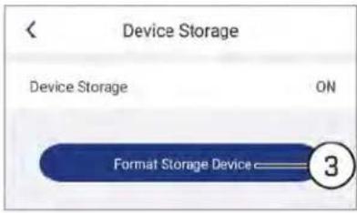 Lorex LNW16XF - Pour formater la carte microSD : - 1