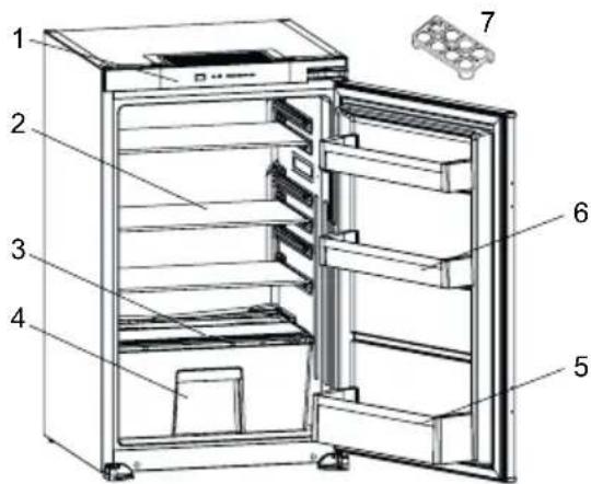 SHARP SJ-LD125E0XS-EU - GERÄTEBESCHREIBUNG - 1