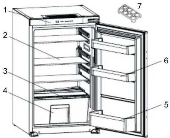 SHARP SJ-LD125E0XS-EU - DESCRIPTION OF THE APPLIANCE - 1